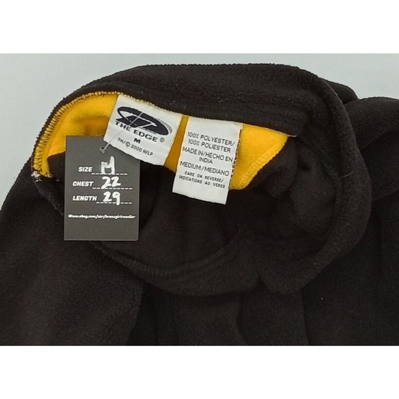 Pittsburgh Steelers Fleece V-Neck Sweater Men's Medium - Picture 4 of 4